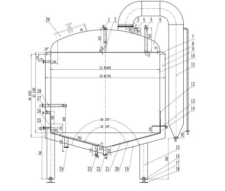 The structural features of the whirlpool tank